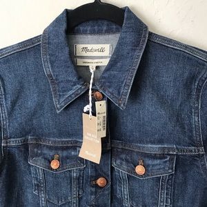 madewell shrunken stretch jean jacket